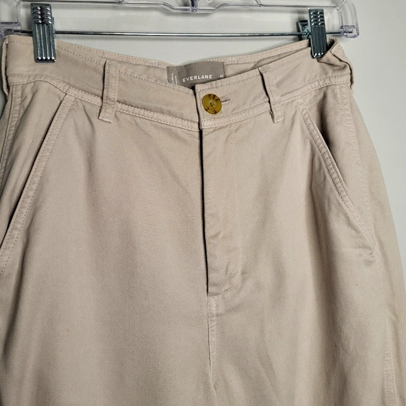 Everlane Woman's Buttersoft Chino Pants Size 00 XS Tan Baghy Quiet Luxury - Picture 3 of 14